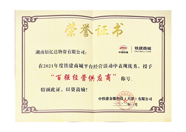 佰亿达奖项8
