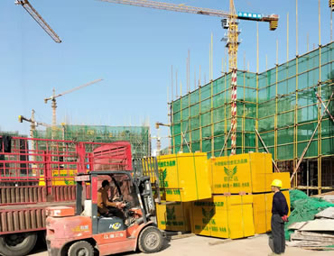 佰亿达建筑木方与中交路建合作项目